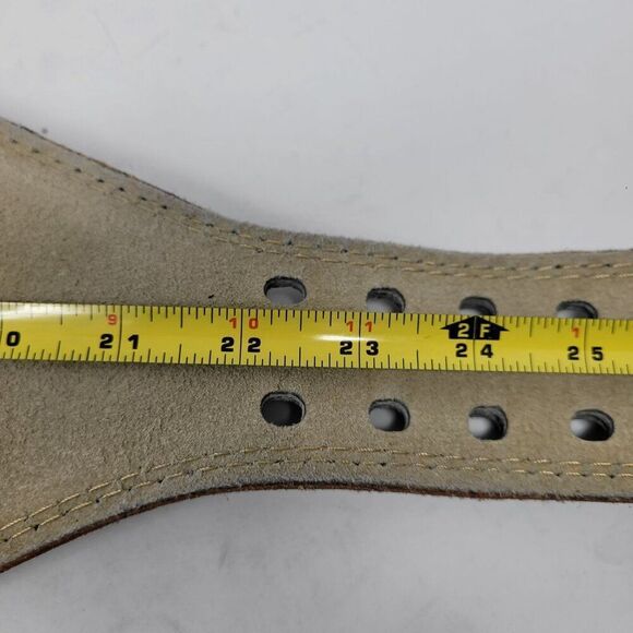 Harbinger 6" Padded Leather Weight Lifting Belt Sz S Strength Training Workout - Picture 3 of 11